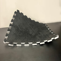 LykkeMat™ Tiles - Black - Premium Plush Puzzle Mats - Signature Styles