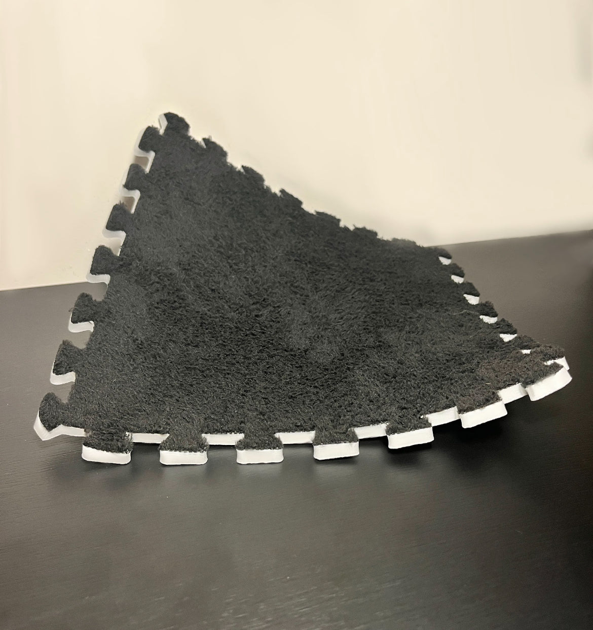 LykkeMat™ Tiles - Black - Premium Plush Puzzle Mats - Signature Styles