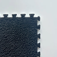 LykkeMat™ Tiles - Black - Premium Plush Puzzle Mats - Signature Styles